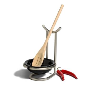 Imagem de Descanso de colher Euro Spectrum Diversified com prato de cerâmica