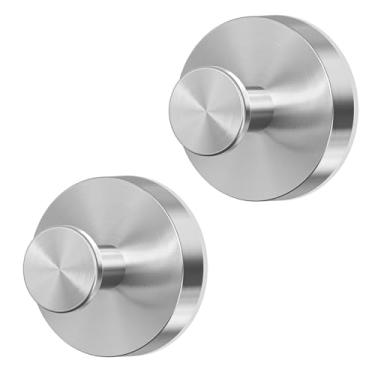 Imagem de Runivor Ganchos resistentes com ventosa para chuveiro, banheiro, cozinha, porta de vidro, espelho, impermeável, à prova de ferrugem, removível, fixação forte, azulejo – bucha, toalha, casaco, suporte