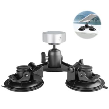 Imagem de Mini suporte Starlink, mini ventosa Starlink com adaptador, suporte para mini carro Starlink ajustável, conjunto de tripé preto Starlink, para janelas de carro e tetos solares, mini suporte Starlink