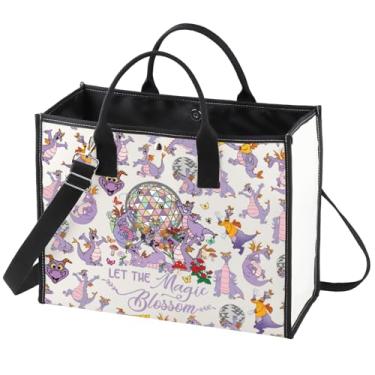 Imagem de WZMPA Bolsa tiracolo Figment Dragon Figment Fans Gift Figment Shoulder Bag Figment Merchandise, Figment Blossom-tb, Bolsa tiracolo