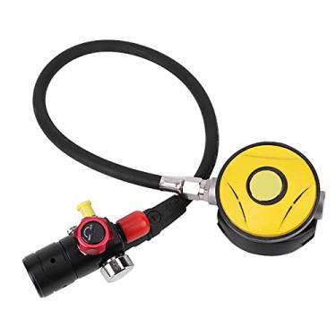 Imagem de Drfeify Válvula de Mergulho Válvula de Cilindro de Oxigênio Com Eficiência para Mergulho Seguro Com Manômetro para Diversos Equipamentos de de Liga de Alumínio S400