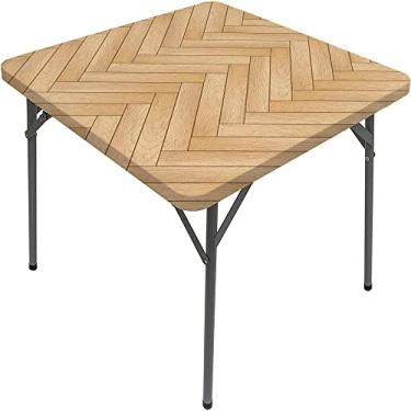 Imagem de Capa de mesa de madeira ajustada, estampa de textura de prancha de madeira, toalha de mesa impermeável interna/externa, sala de jantar de pátio e cozinha, serve para mesa de 122 x 172 cm