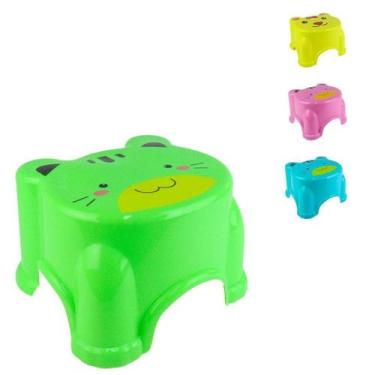 Imagem de Banco de Plástico Infantil 13cm - Tudo em Caixa