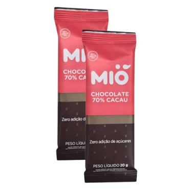 Imagem de Kit 2 Chocolate Mió 70% Cacau Zero 20g
