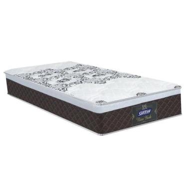 Imagem de Colchão Solteiro Molas Ensacadas Marrom 88X188X26Cm - GAZIN