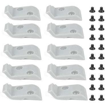 Imagem de Outopakkle 10 x inserções cinzentas de substituição para Corghi, Hunter, TCX, máquinas de troca de pneus, cabendo apenas na cabeça de montagem V-3