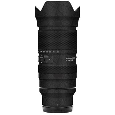 Imagem de Adesivo de lente de câmera antiarranhões para Tamron 50-400 mm F4.5-6.3 adequado para Nikon Mount Coat Wrap película protetora capa 50 400 (cruz ultra preta)