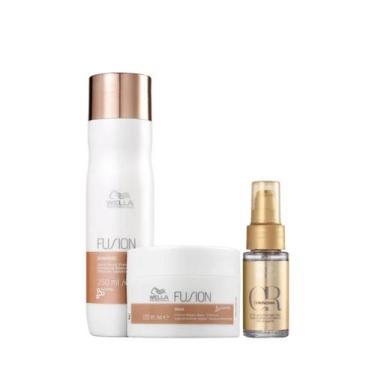 Imagem de Wella Fusion Sh 250ml + Masc 150ml + Oleo 30ml - Wella profissional