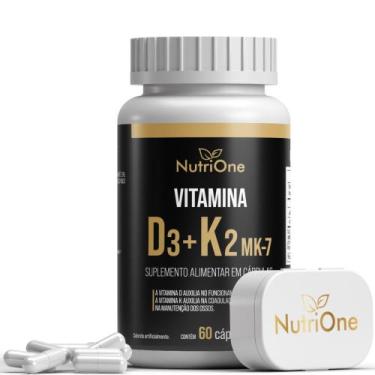 Imagem de Vitamina D3 + K2 Mk7 Alta Concentração 60 Caps - Nutrione