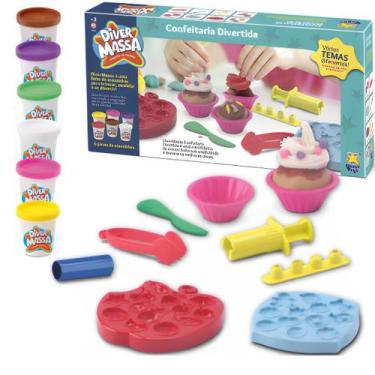 Imagem de Confeitaria Divertida 6 Massas de Modelar com Acessórios - Divertoys I