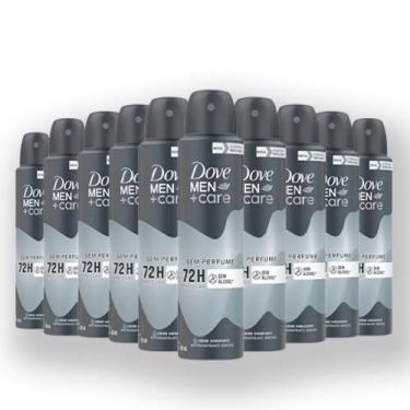 Imagem de Kit 10 Desodorante Dove Men+Care Sem Perfume 150ml Cada