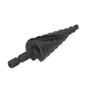 Imagem de Broca Passo Hss Espiral Sulco Pagode Buraco Reamer Hex Haste Ferramenta Metal Preto para Operações de Perfuração (ZJchaoacmk1w85dn-12)