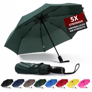Imagem de Guarda-chuva Anntrue Windproof Travel Auto Open Close Compact