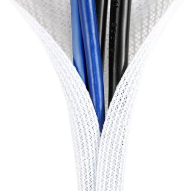 Imagem de Capa de cabo AGPTEK, organizador de cabos de mesa, de 25 pés a 2 cm, b