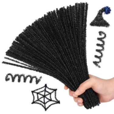 Imagem de Limpadores de cachimbo Hssugi Black 100 unidades de suprimentos para a