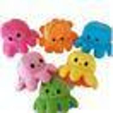 Imagem de Polvo de pelucia humor dupla face colors 13x16cm de ø - DM TOYS