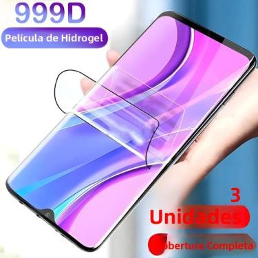 Imagem de Protetor De Tela De Hidrogel 3Pcs Para Redmi Note 9 8 7 pro 9S 8T 10 1