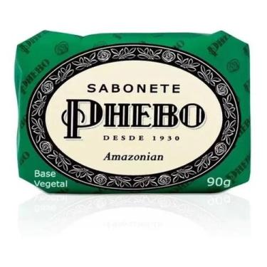 Imagem de Kit c/ 4 Sabonete Amazonian PHEBO Verde Escuro 90g