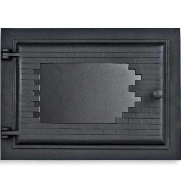Imagem de Porta Forno Ferro Fundido Com Vidro Libaneza Império Grill G