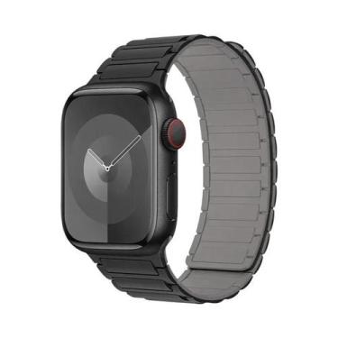 Imagem de Pulseira Magnética De Silicone De 46mm 42mm 40mm 41mm 45mm 44mm 49mm P