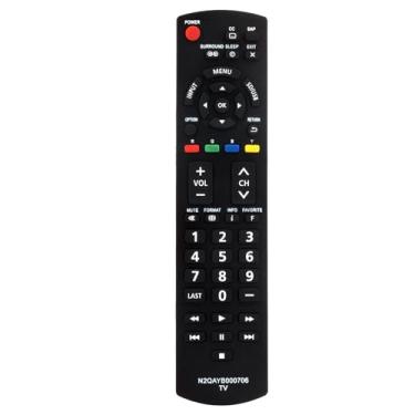 Imagem de Ajuste remoto substituto N2QAYB000706 para Panasonic Viera TV TC-P50U50 TC-P42X5 TC-P50X5 TC-P60U50 TC-L32X5 TC-L32X5X TCP50U50 TCP42X5 TCP50X5 TCP50X5 TCP50X5 60U50 TCL32X5 TCL32X5X TC-L24X5