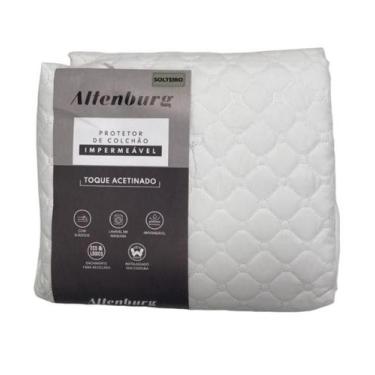 Imagem de Protetor de Colchão Solteiro Toque Acetinado Impermeável Altenburg