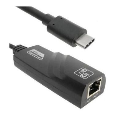 Imagem de Cabo Adaptador Type-c Para Rj45 Lan Gigabit 10/100/1000mbps - YooY.Air