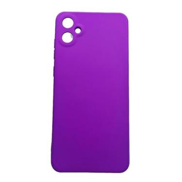 Imagem de Capa Capinha Compatível Com Samsung Galaxy a06 A065 tela 6.7 Silicone Aveludada Premium Roxo