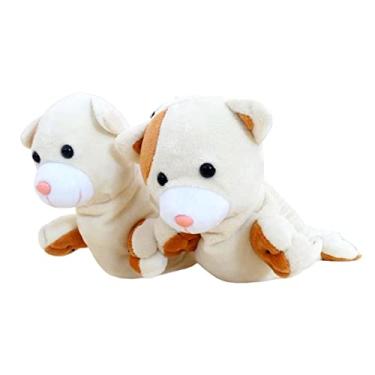 Imagem de simhoa Protetores de proteção para patins boneco de gelo super absorvente macios - Gato