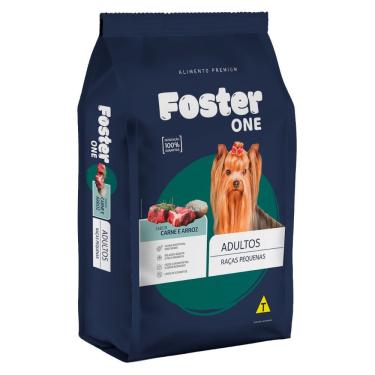 Imagem de Ração para Cães Foster One Raças Pequenas sabor Carne e Arroz 1kg