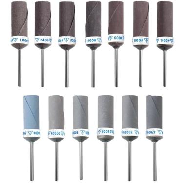 Imagem de Kit 13 Barras De Lixar Polir Com Haste 2.35Mm Micro Retífica