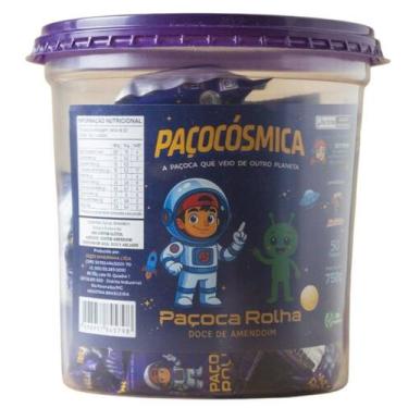 Imagem de Paçoca Rolha Paçocósmica c/ 50 Und. - 750g - DOCES H&M