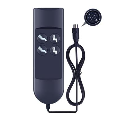 Imagem de ZWP Aparelho de controle manual remoto de 4 botões e 5 pinos para limoss, okin, dewert, kaidi, mulin, cadeira preguiçosa FBS, cadeira elevatória