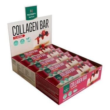 Imagem de Collagen Bar 10 Barras De Proteina 50g Cada Nutrify Verisol - Cheese c