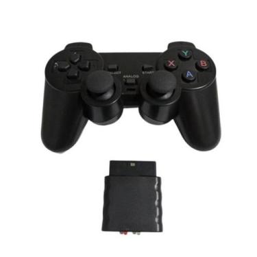 Imagem de Controle PS2 sem fio wireless 2.4ghz dualshock pronta entrega. LA - Le
