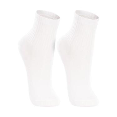 Imagem de Kit 2 meias lupo com cano médio ref: 2727 menino, Branco, 24/9