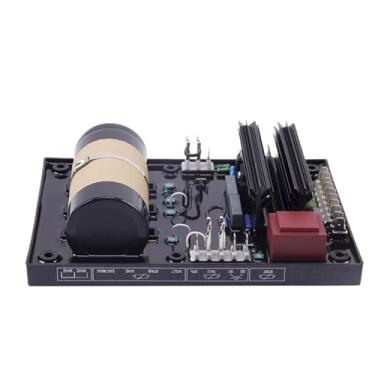 Imagem de 1 peça R448 AVR regulador de tensão automático R-448 módulo de controle estabilizador R 448 grande capacitor trifásico ajustável peça gerador