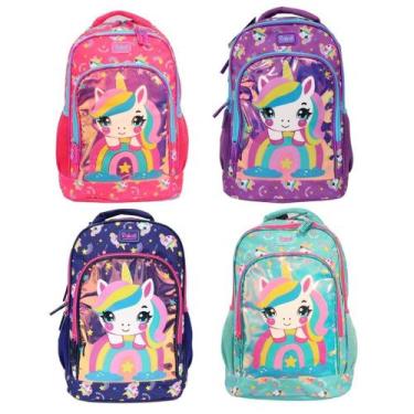 Imagem de Mochila Escolar Infantil Unicórnio Rabisk - Conforto e Estilo
