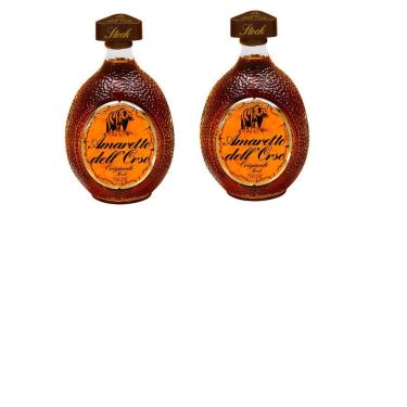 Imagem de Kit Licor Amaretto Dell Orso Original 700ml 2 Unidades