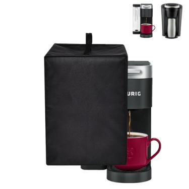 Imagem de Capa protetora contra poeira para cafeteira K-Cup Pod de dose única compatível com cafeteira Keurig K-Supreme para cápsulas K-Cup/Cafeteira K-Compact K-CupPod
