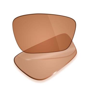 Imagem de Mryok Lentes de reposição UV400 para óculos Oakley Crosslink Sweep OX8031 55 mm, HD Polarized, proteção UV, resistente a impactos e ajuste perfeito - marrom