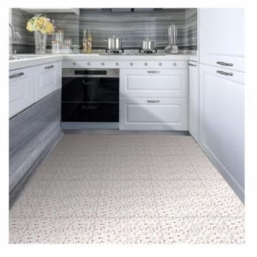 Imagem de Adesivo Para Piso Antiderrapante Lavável Granilite Terrazzo (148 x 74 cm)