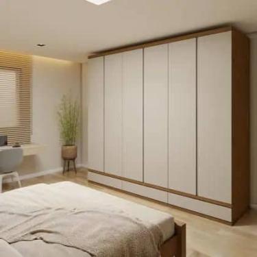 Imagem de Guardaroupa Casal 6 Portas 9 Gavetas Urbano Josandro - JOSSANDRO