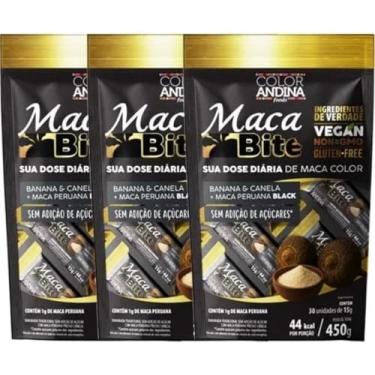 Imagem de Doce Fit Maca Bite Banana com Maca Black Zero Açúcar Adicionado Color Andina 90un