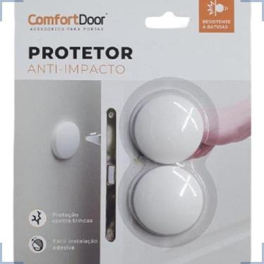 Imagem de Protetores Anti-impacto Auto Adesivo Porta Maçaneta Parede - COMFORTDO