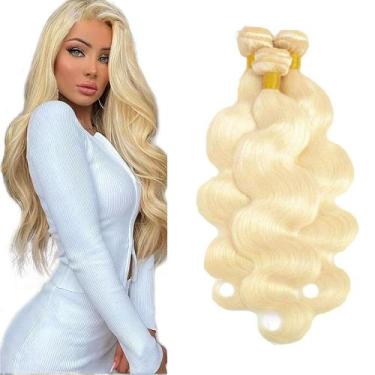 Imagem de Pacotes de cabelo Freiuoke 613 Blonde Body Wave Brazilian Remy x3