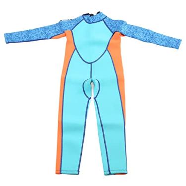 Imagem de Roupa de Mergulho para Surf Infantil, Roupa de Mergulho Infantil Elástica e Quente de Neoprene para Meninos para Natação para Mergulho (Tamanho 8)