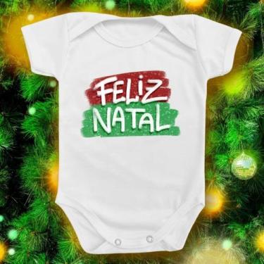 Imagem de Body Roupa De Bebê Natal Menino Menina Presente Festa Noel - Borizinho