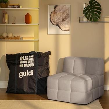 Imagem de Módulo Central Sofá Guldi Popup Linho Cru