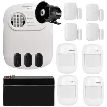 Imagem de Kit Alarme Intelbras App Anm 24 Net Com Sensores Sem Fio